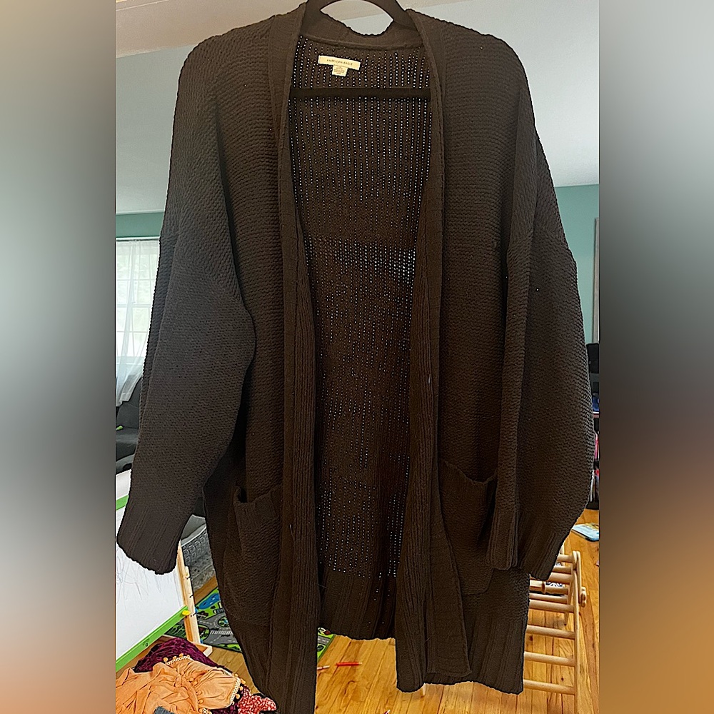 Chenille cardigan
